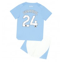 Manchester City Josko Gvardiol #24 Domaci Dres za djecu 2023-24 Kratak Rukav (+ Kratke hlače)